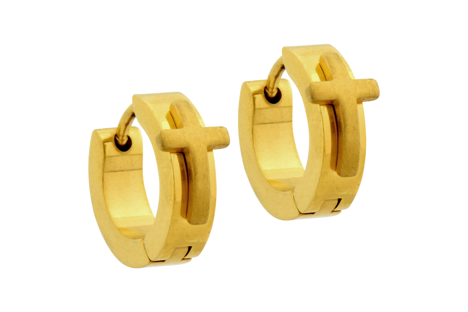 Chirurgenstahl Creolen KREUZ ++SALE++ von Piercingline